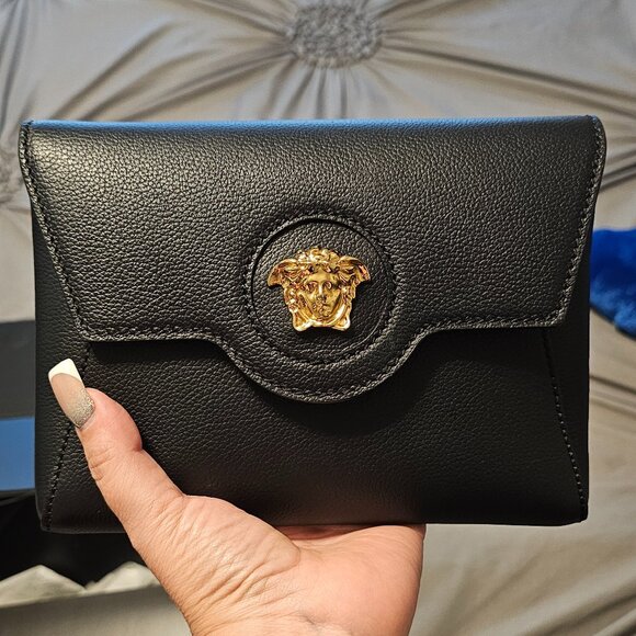 Versace La Medusa Envelope Clutch - Picture 1 of 7